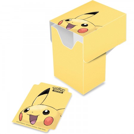 Pikachu Full-View kortų laikymo dėžutė (geltona) Pokémon Ultra Pro